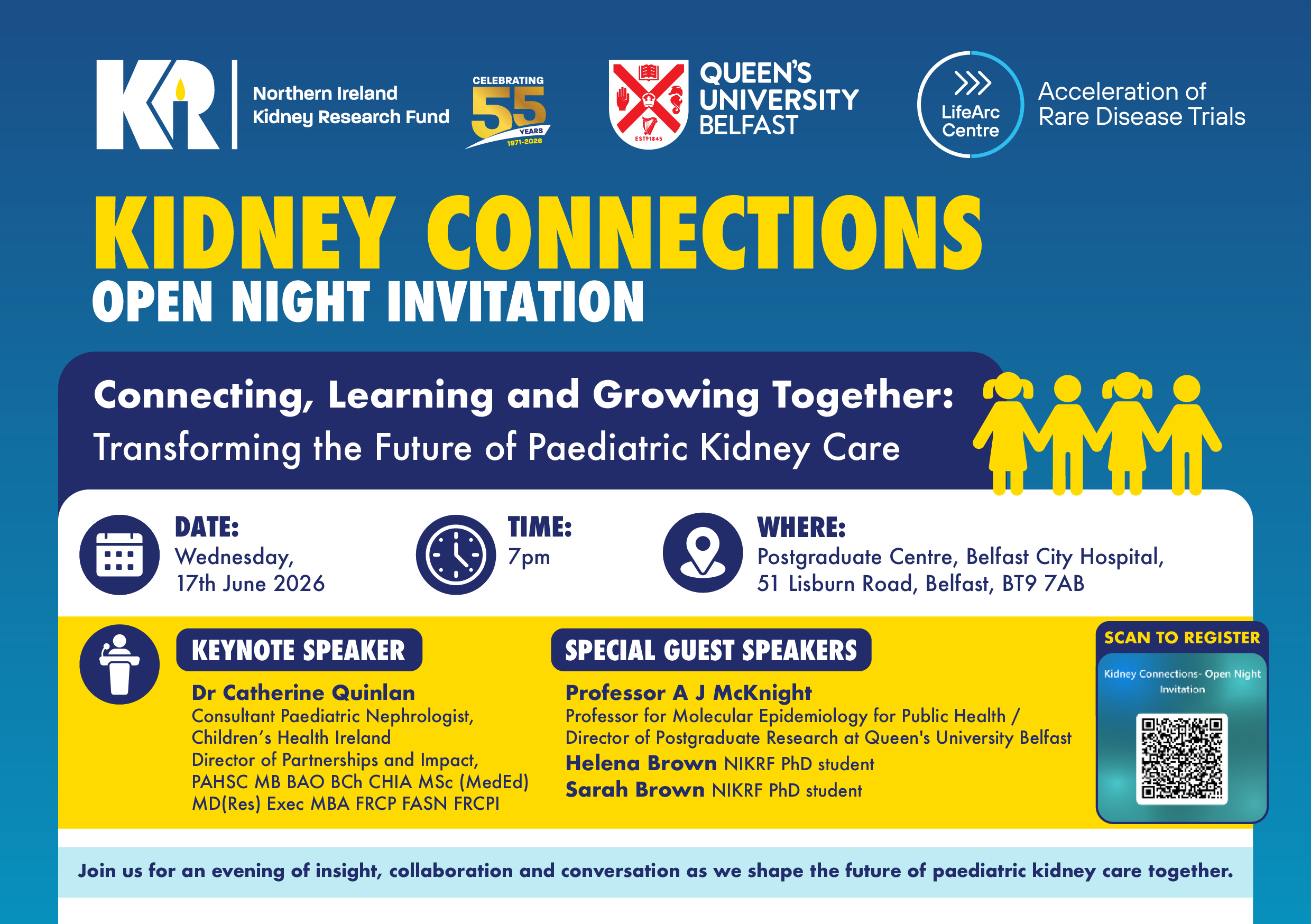 Connecting, Learning and Growing Together – Transforming the Future of Paediatric Kidney Care Event Invite